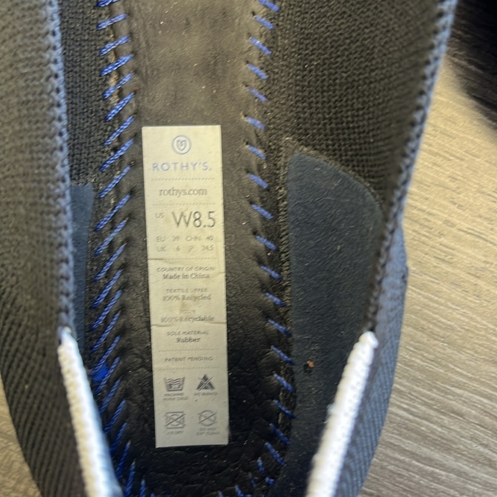 Rothy's Black Ballet flats. Size 8.5 - Picture 3 of 4
